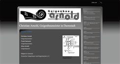 Desktop Screenshot of geigen-arnold.de